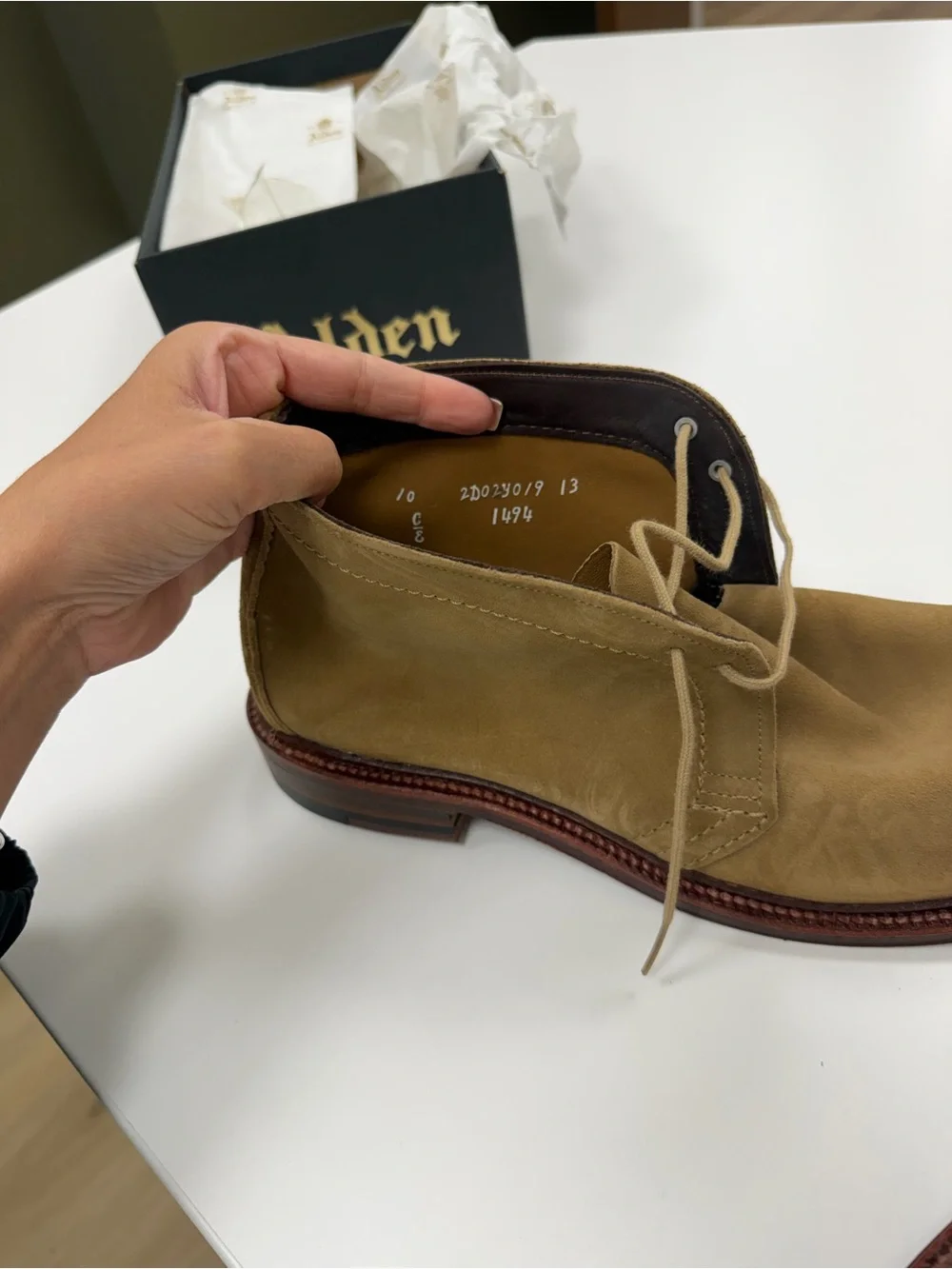 Alden suede boot